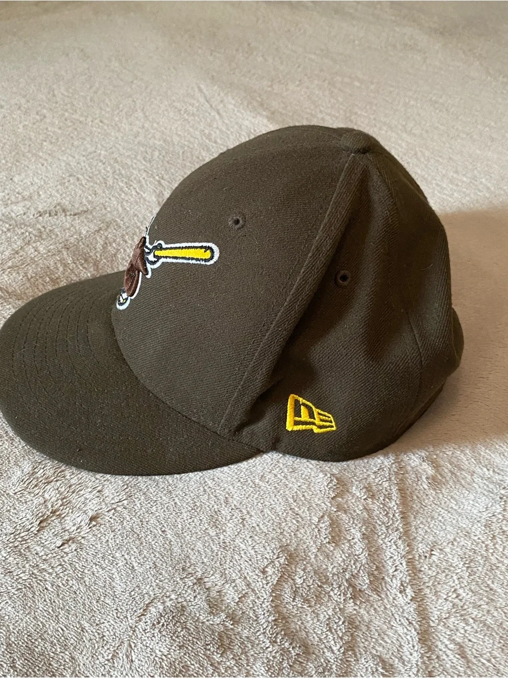 New Era 9FIFTY Padres Cooperstown Swinging Friar Snapback Hat Brown MLB